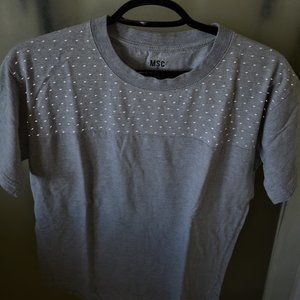 MSC 3M Mens Heather Gray Biking Tee